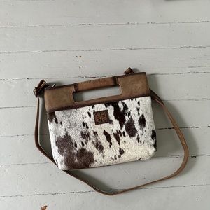 STS Ranchwear Cow Print Clutch